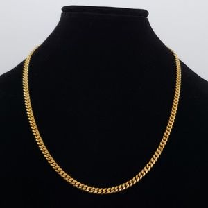 Matteo Made in Italy Yellow Gold Plate Sterling Silver Chain Necklace 22”